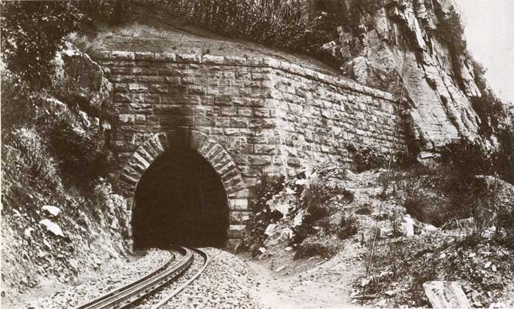 The NZASM tunnel in the 1890s
